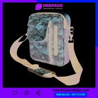 Túi Đeo Chéo Nam Thời Trang Vải Bố Canvas Cao Cấp Dạng Hộp Chống Thấm Nước, Du Lịch, Đi Học, Đi Chơi - Màu nâu đậm