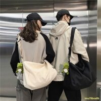 Túi đeo chéo nam túi đeo vai bằng vải bố bé gái thường ngày túi vải canvas phong cách Nhật Bản mới