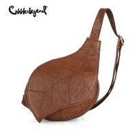 Túi đeo chéo ngực COBBLER LEGEND bằng da thật phong cách cổ điển thời trang dành cho nữ