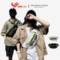 Túi đeo chéo ngực nam nữ trong suốt thời trang unisex túi việt kiều bumbag đeo vai VK011