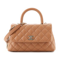 Túi Đeo Chéo Nữ Chanel Caviar Quilted Coco 9.5 ...