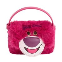 Túi Đeo Chéo Nữ Charles & Keith CNK Girls' Furry Lotso Mini Bag Fuchsia CK6-80781946 Màu Hồng Size XXS