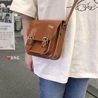Túi đeo chéo nữ dáng hộp vuông vintage dễ mix đồ Ulzzang siêu xinh A09