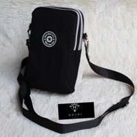 Túi đeo chéo nữ, đựng điện thoại chất liệu vải poly este chống thấm Hoshi M004