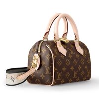 Túi Đeo Chéo Nữ Louis Vuitton LV Speedy Bandoulière 20 Black M46234 Màu Nâu