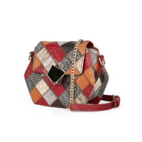 Túi đeo chéo nữ PU phong cách mới phù hợp với da thật kết cấu tinh tế Niche Chain Túi xách nữ