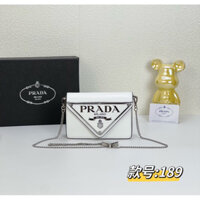 Túi đeo chéo nữ size nhỏ Prada cao cấp da thật