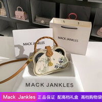 Túi đeo chéo panda sang trọng bằng da thật - thiết kế thêu tre Trung Quốc