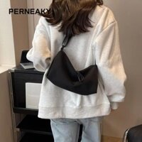 Túi đeo chéo PENEAKY, Túi đeo vai có dây kéo Mini, Túi đeo điện thoại có thể điều chỉnh bằng vải Nylon nam