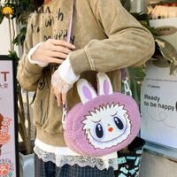 Túi đeo chéo sang trọng MINLIA Labubububu, Túi đeo vai mềm mại Labububupu, Túi xách búp bê hoạt hình Nhật Bản sáng tạo Kawaii dành cho nữ