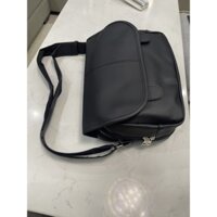 Túi đeo chéo sinh viên da siêu dày size lớn không nhăn chống nước phổ thông kiểu trơn 2 pát hít G5 {HÌNH THẬT}