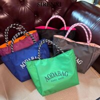 Túi đeo chéo SIRENXI, Túi Tote chữ đơn giản dung tích lớn, Túi mẹ chống nước