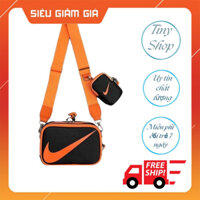 Túi Đeo Chéo Thời Trang Ni.ke Mini Nam Nữ Kèm Túi Nhỏ Size 18 cm x 5 cm x 11.5 cm