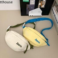 Túi đeo chéo TTHOUSE, Túi đeo vai đơn chống nước di động, Dây kéo Nylon Ví nhỏ Túi đựng điện thoại thể thao Fanny Pack Nữ