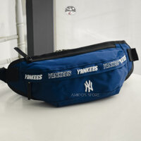 Túi đeo chéo, túi bao tử nam, đẹp, nhỏ gọn, chắc chắn Amigos MLB màu xanh