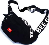 Túi đeo chéo - túi bao tử nam nữ du lịch thời trang BEE GEE 044 - DEN