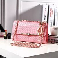 Túi Đeo Chéo, Túi Đeo Chéo T20 Caro Lớn  Màu Hồng Phấn