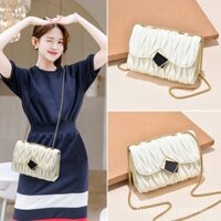 Túi Đeo Chéo Túi Đeo nách túi đeo một bên vai Túi Dây Xích thời trang túi Dễ phối kiểu Tây xếp ly kiểu Pháp cho nữ cao cấp thích hợp Y3AA