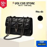 Túi đeo chéo, túi kẹp nách nữ dây xích đặc khoá chữ Y phong cách đơn giản dễ phối đồ V70