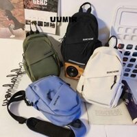 Túi đeo chéo UUMIR, Túi đeo ngực nam chống thấm nước bằng Nylon, Ba lô nhỏ giải trí nhẹ di động dành cho thể thao đi xe đạp