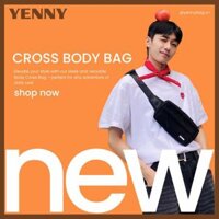 Túi đeo Cross Bag Nam Nữ chất liệu canvas chống nước nhỏ gọn  YENNY BAG