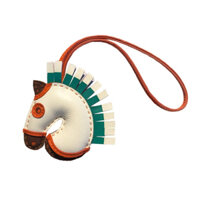 Túi đeo đầu ngựa vằn Kỳ Lân túi đeo đầu bằng da thật Phụ kiện treo ngựa con