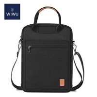 Túi Đeo Dọc Chéo Wiwu Pioneer Phù Hợp Macbook AirPro New 13,3 Surface Pro X765 Và Ipad 12,9 inch - Hàng Chính Hãng - Đen