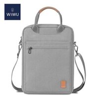 Túi Đeo Dọc Chéo Wiwu Pioneer Phù Hợp Macbook AirPro New 13,3 Surface Pro X765 Và Ipad 12,9 inch - Hàng Chính Hãng - Xám