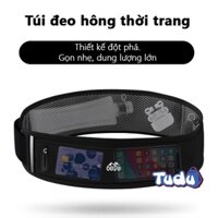 Túi Đeo Hông Chạy Bộ Phản Quang Kèm Bình Nước, Túi Bao Tử Nam Nữ Nhỏ Gọn, Đựng điện thoại 7 inch 314