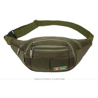 Túi đeo hông đeo bụng chống thấm nước tiện dụng cho nam nữ - Xanh Rêu