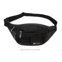 Túi đeo hông đeo bụng chống thấm nước tiện dụng cho nam nữ - Đen