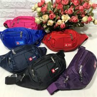 Túi đeo hông đeo bụng chống thấm nước tiện dụng cho nam nữ - Xanh than