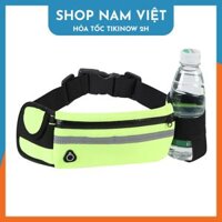 Túi đeo hông, đeo bụng tập gym, chạy bộ có ngăn để chai nước - Chính Hãng NAVIVU - Xanh lá