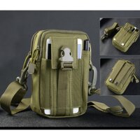 Túi đeo hông đựng điện thoại đeo thắt lưng cao cấp - Màu xanh lính