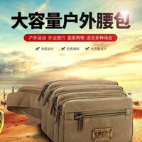 Túi Đeo Hông Đựng Điện Thoại Đa Năng Sức Chứa Lớn Bằng Vải canvas Dành Cho Nam Nữ
