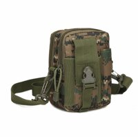 Túi đeo hông đựng điện thoại đeo thắt lưng cao cấp - Màu xanh rằn ri