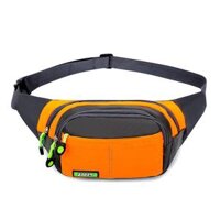 Túi Đeo Hông HT Sports Nhiều Ngăn Tiện Dụng, Túi Đeo Bụng Chống Thấm Nước Thời Trang - Yisport Cam