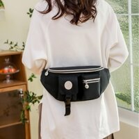 Túi đeo hông nữ xu hướng đường phố mẫu mới, túi đeo ngực dung tích lớn túi đeo chéo nữ đeo một vai