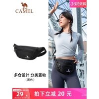 Túi đeo hông thể thao đa chức năng Camel cho nam và nữ, túi đeo chéo ngực thể dục dung tích lớn, túi điện thoại chạy bộ nhỏ