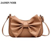 Túi Đeo JASMIN NOIR Chéo Da PU Đính Nơ Thời Trang Cho Nữ