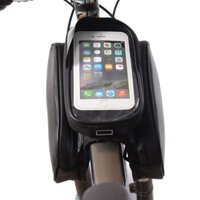 Túi Đeo Khung Sườn Xe Đạp Có Màn Hình Cảm Ứng Đựng Đồ Cá Nhân Cao Cấp
