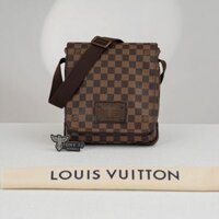 Túi đeo Louis Vuitton Brooklyn Inventeur PM Damier Ebene size 24
