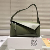 Túi đeo nách hình học PUZZLE HOBO Túi xách nữ da bò đơn nguyên bản có hộp quà gấp LY333333-1213150Yp