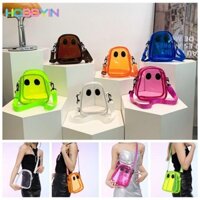 Túi Đeo Ngang HOBBYIN Halloween, Túi Đeo Vai Trong Suốt PVC Có Thể Tái Sử Dụng, Quà Tặng Sáng Tạo Màu Kẹo Trong Suốt Bông Tai Kẹp Túi Du Lịch