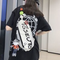 Túi đeo ngực cặp đôi đựng điện thoại di động Túi đeo chéo nam Túi đeo chéo nam sành điệu hợp thời t