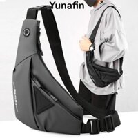 Túi đeo ngực YUNAFIN, Túi đeo vai nhỏ chống trộm cho nam, Túi đeo chéo Túi đựng điện thoại di động Túi du lịch Mini Túi xách chồng