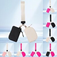 Túi đeo tay cầm tay Mini thời trang Colorblock Coin Purse Nylon Túi đựng chìa khóa chống nước
