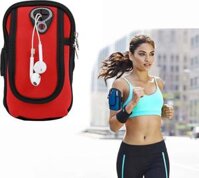 Túi Đeo Tay Chạy Bộ Đựng Điện Thoại Chống Sốc Đa Năng Quấn Bắp Tay Cho Chạy Bộ, Đi Bộ, Tập Thể Thao, Tập Gym - Mai Lee - Đỏ