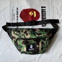 Túi đeo thắt lưng Bape Camo nam thể thao Túi đeo chéo di động