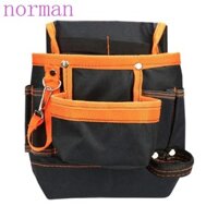 Túi đeo thắt lưng thợ điện NORMAN, Túi đeo thắt lưng thợ điện nhiều túi 8 túi, Túi đựng dụng cụ chống nước bằng vải Oxford 600D
